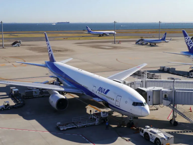 ANA plane at Haneda Airport